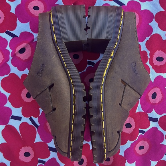 🏴󠁧󠁢󠁥󠁮󠁧󠁿 Dr. Martens MIE Clogs Chunky Platform Block Heel 90’s Mules UK 6 - Picture 16 of 16